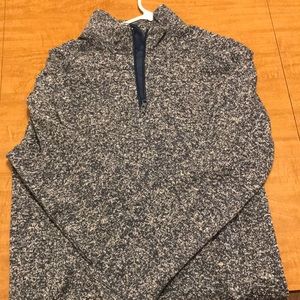 Navy blue old navy medium quarter zip never worn